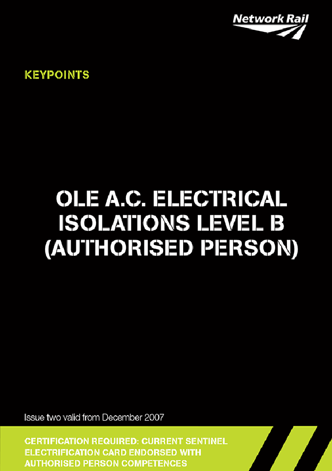 AP-O.L.E-AC-Electrical-Isolations-Level-B